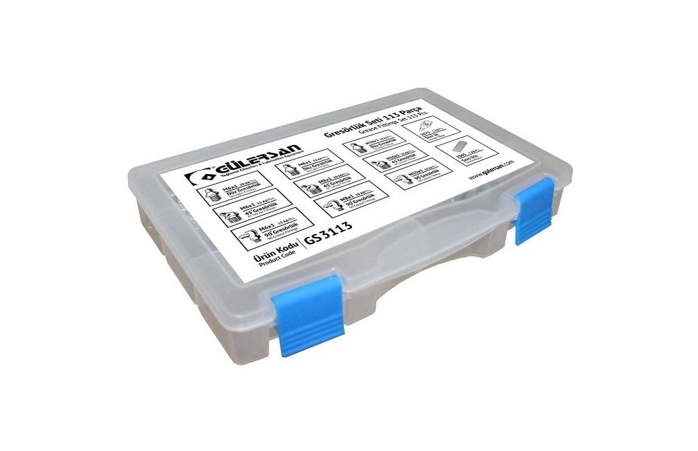 Gülersan GS3113 Gresörlük Seti 113 Parça